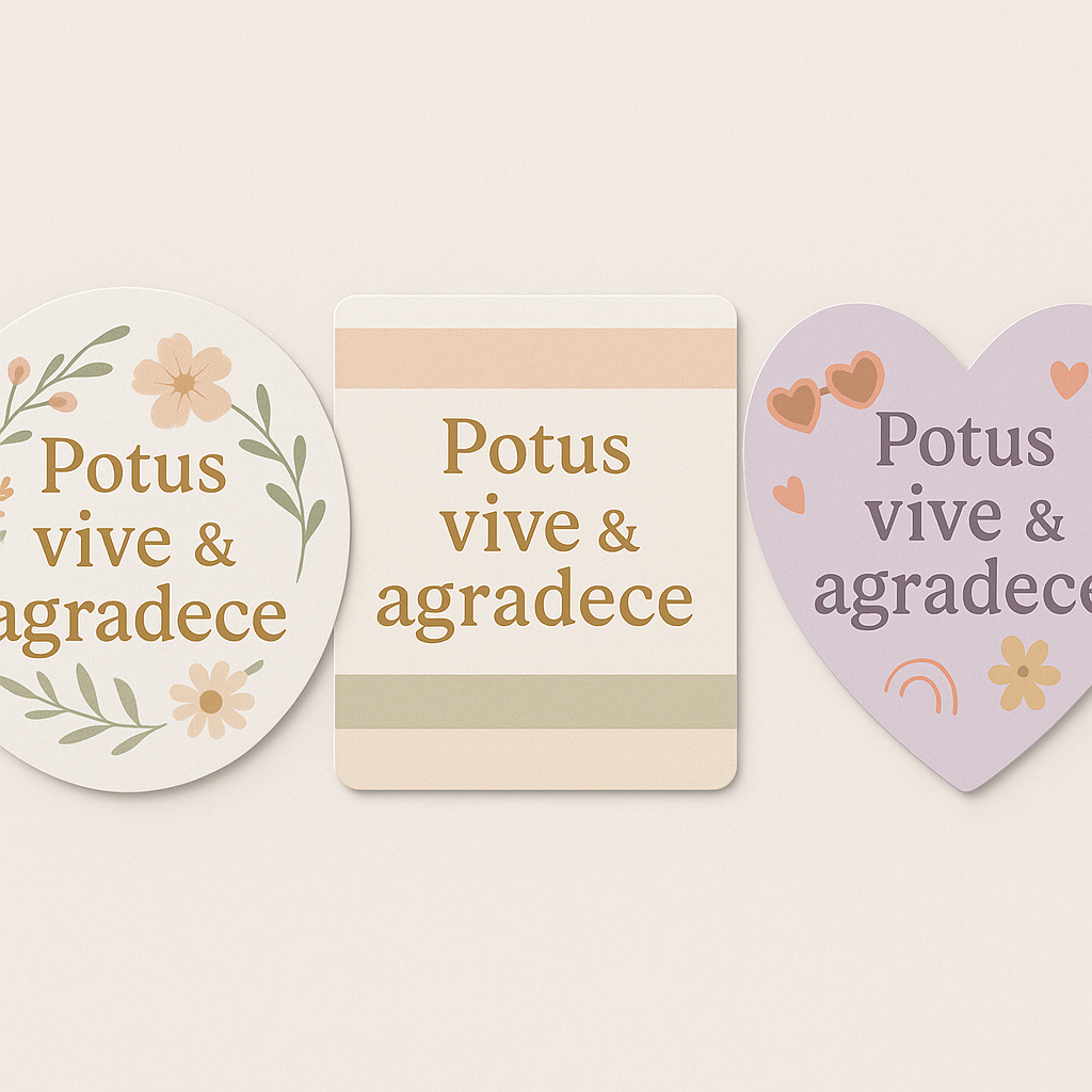 Stickers Personalizados Waterproof